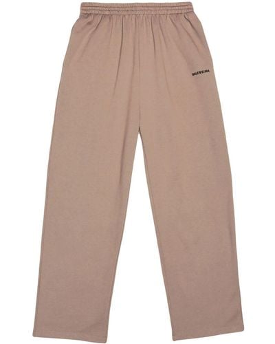 Balenciaga Pantalon de jogging à coupe droite - Neutre