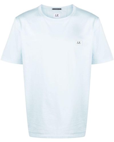 C.P. Company Camiseta con parche del logo - Azul