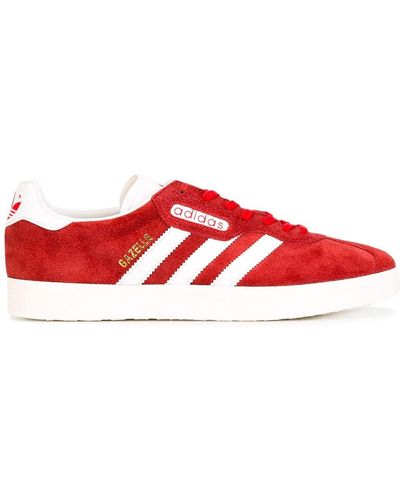 adidas Lace Up Sneakers - Red