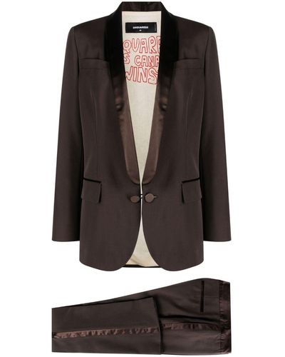 DSquared² Blazer Met Enkele Rij Knopen - Zwart