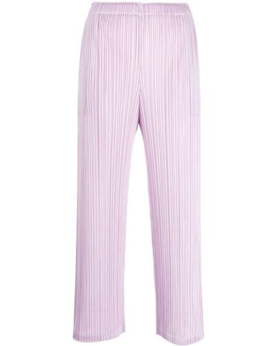 Pleats Please Issey Miyake Monthly Colours December Plissé Trousers - Pink