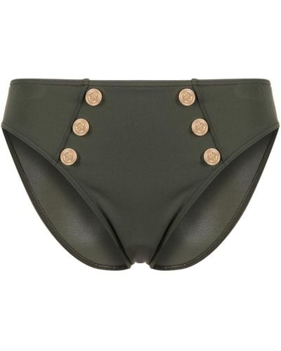 Marlies Dekkers Royal Navy Mid-rise Bikini Bottoms - Gray