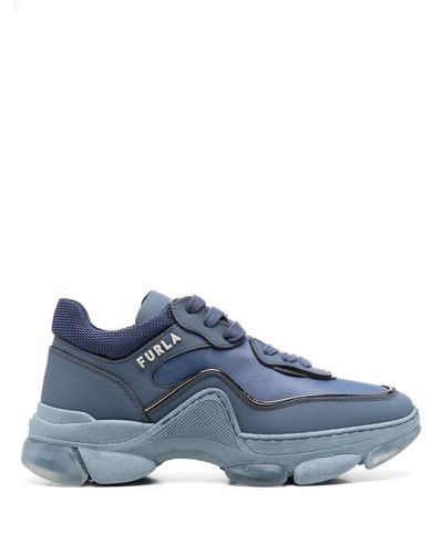 Furla Tonal Low-top Sneakers - Blue