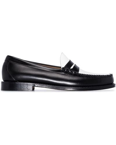 G.H. Bass & Co. Heritage Larson Weejun Leather Loafers - Black