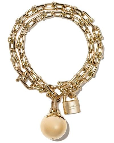 Tiffany & Co. 18kt Yellow Gold Tiffany City Hardwear Wrap Bracelet - Metallic