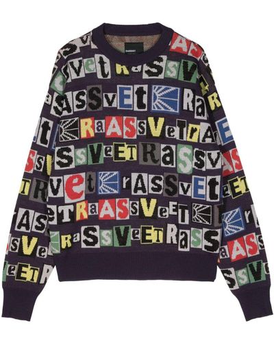 Rassvet (PACCBET) Typo Crew-neck Sweater - Black
