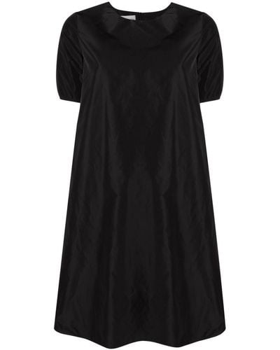 Blanca Vita Round-neck Dress - Black