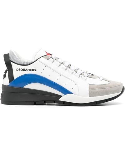 DSquared² Legendary Leather Sneakers - Blue