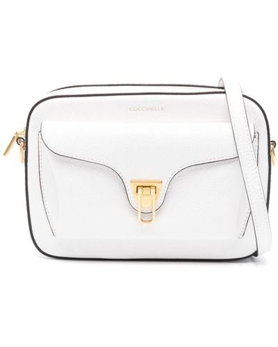 Coccinelle Small Beat Cross Body Bag - White