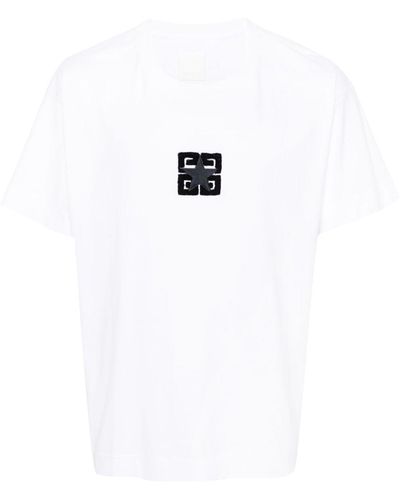Givenchy 4g Stars Cotton T-shirt - White