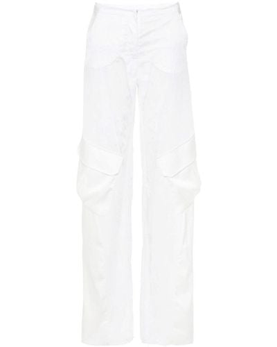 Atu Body Couture X Rue Ra pantalon à poches cargo - Blanc