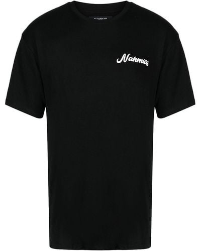NAHMIAS Invitation ロゴ Tシャツ - ブラック