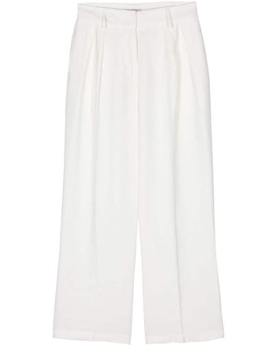 Blanca Vita Pantalon de tailleur Pelargy - Blanc