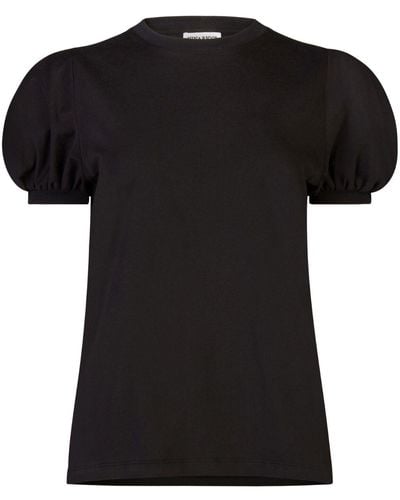 Nina Ricci Camiseta de manga farol - Negro