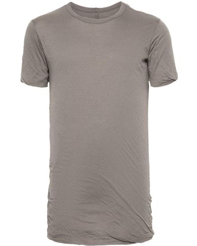 Rick Owens T-Shirt in Knitteroptik - Grau