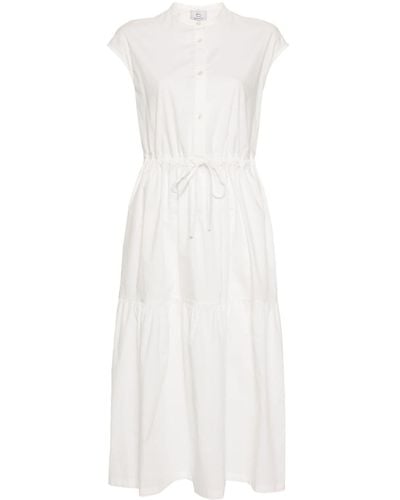Woolrich Poplin Midi Dress - White