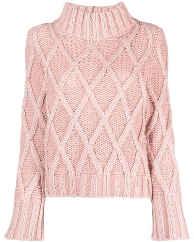 Fabiana Filippi Wool And Silk Blend Jumper - Pink