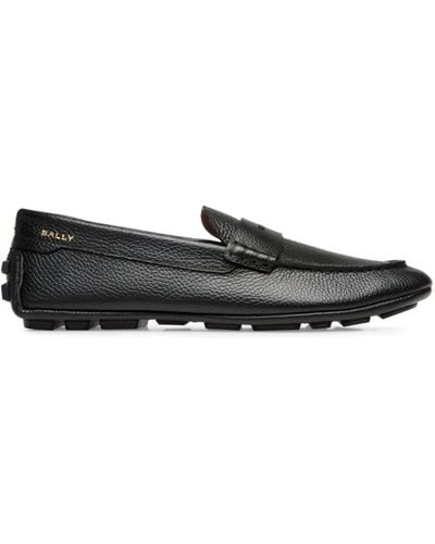 Bally Leather Driving Shoes - Black