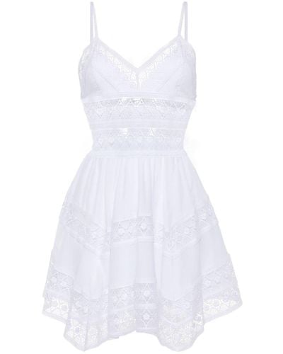 Charo Ruiz Syilvie Mini Dress - White