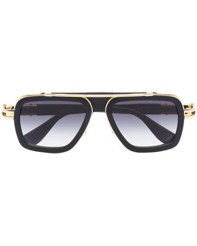 Dita Eyewear Lxn-evo Pilot-frame Sunglasses - Gray