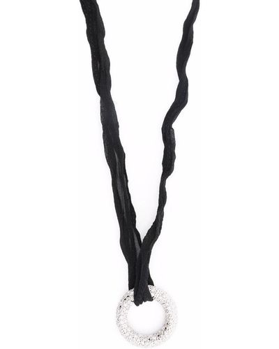 Jil Sander Charm-detail Necklace - Black