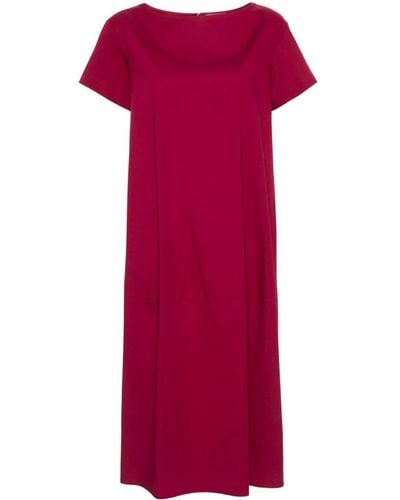 Antonelli Norman Cotton Dress - Red