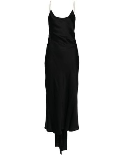 N°21 サテン ドレス - ブラック