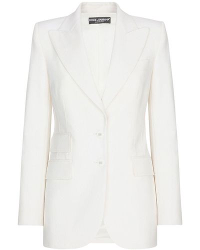 Dolce & Gabbana Blazer con botones - Blanco