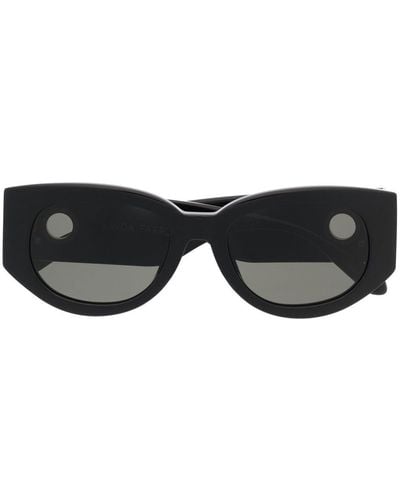 Linda Farrow Debbie D-frame Sunglasses - Black