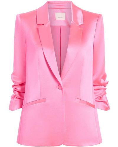 Cinq À Sept Blazer Kylie con revers a lancia - Rosa