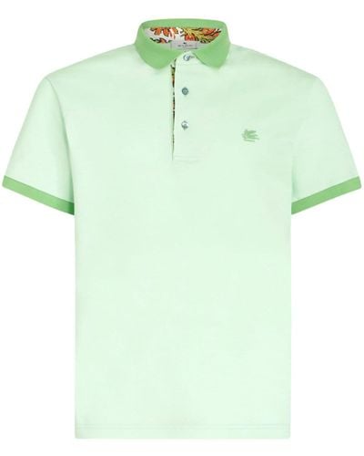 Etro Katoenen Poloshirt - Groen
