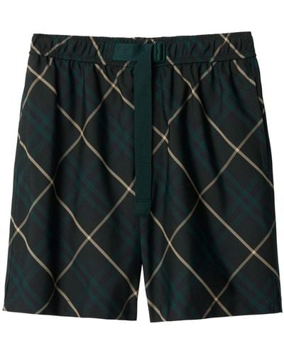 Burberry Vintage Check Bermuda Shorts - Groen