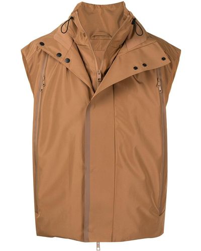 3.1 Phillip Lim The Journey Puffer Gilet - Brown