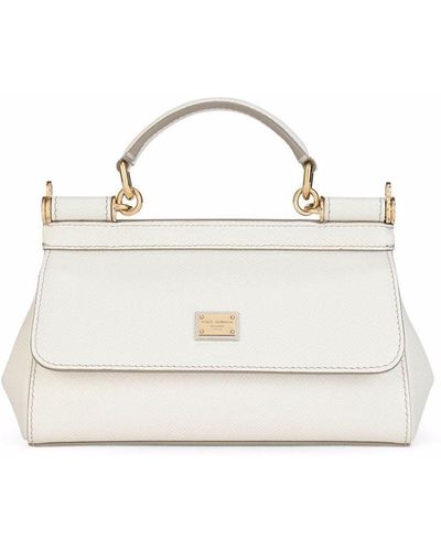 Dolce & Gabbana Petit sac à main Sicily - Blanc