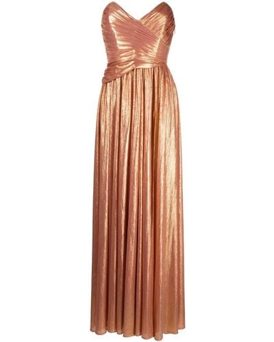 retroféte Waldorf Floor-length Dress - Brown