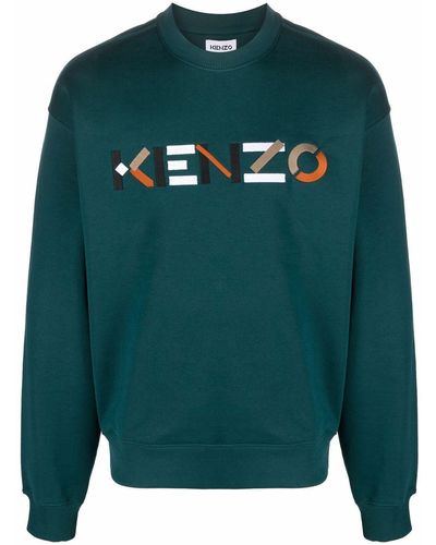 KENZO ロゴ スウェットシャツ - グリーン