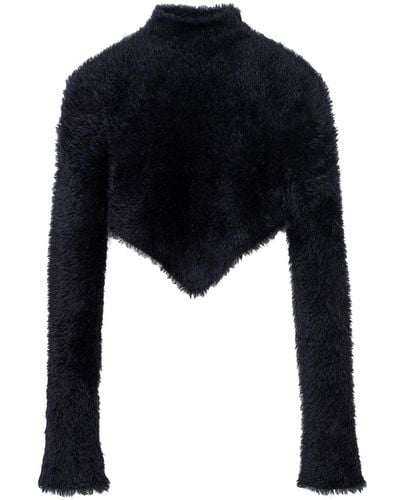 Marc Jacobs Hairy Grunge Sweater - Blue
