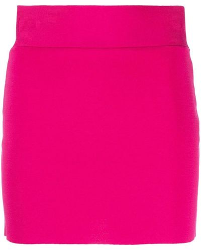 P.A.R.O.S.H. Knitted Mini Skirt - Pink