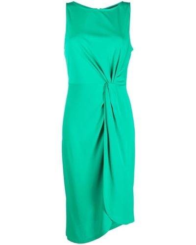 Lauren by Ralph Lauren Twist-detailing Sleeveless Mid Dress - Green