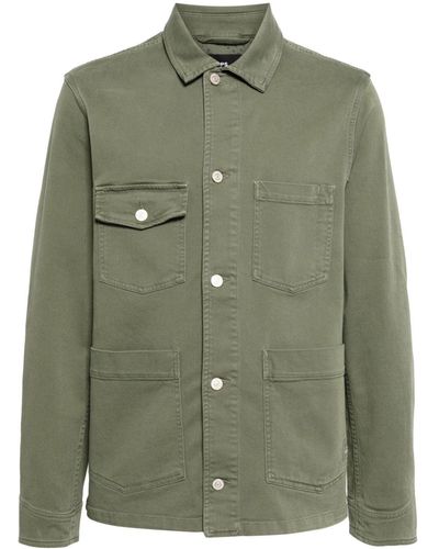 PS by Paul Smith Organic-cotton Shirt Jacket - Green
