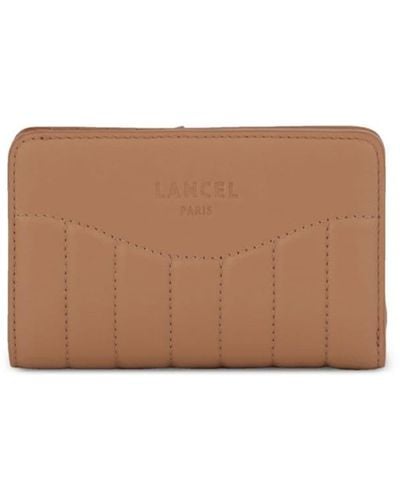 Lancel Logo-debossed Leather Purse - Brown