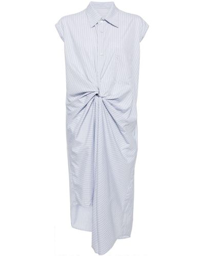 JNBY Draped-design Cotton Dress - White