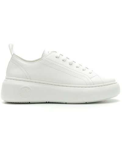 Armani Exchange Platform Low-top Sneakers - White