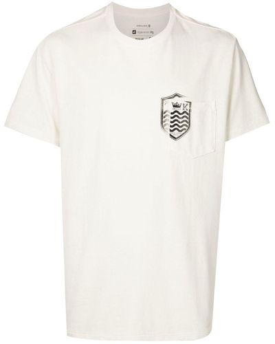 Osklen T-Shirt mit Brusttasche - Weiß
