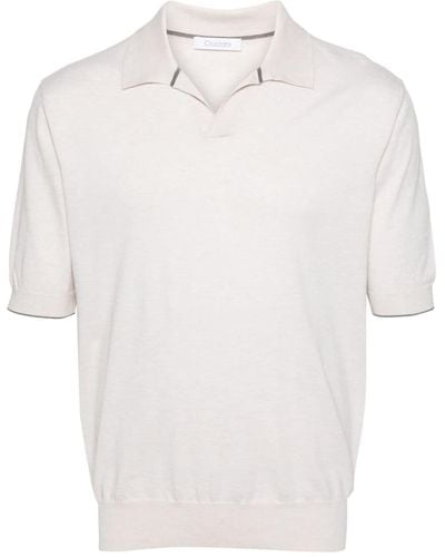 Cruciani Cotton Polo Shirt - ホワイト