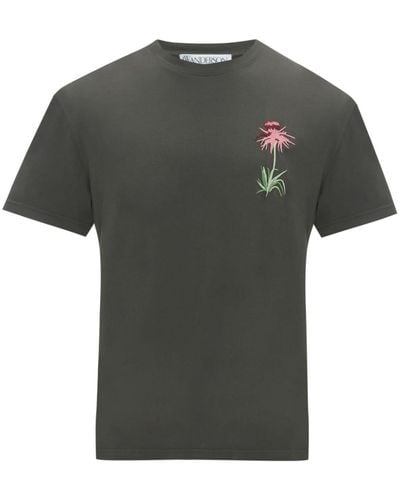 JW Anderson X Pol Anglada T-Shirt mit Stickerei - Grün