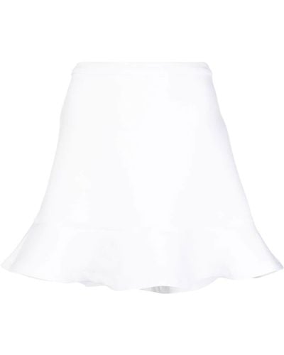 Cynthia Rowley Ruffled-trim Mini Skirt - White