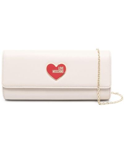 Love Moschino Heart-plaque Wallet-on-chain - Pink