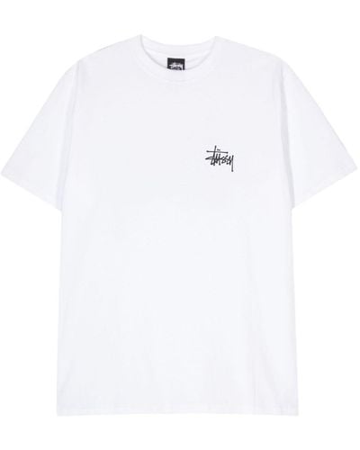 Stussy Effen T-shirt - Wit