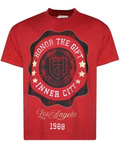 Honor The Gift Seal Logo T-Shirt - Rot